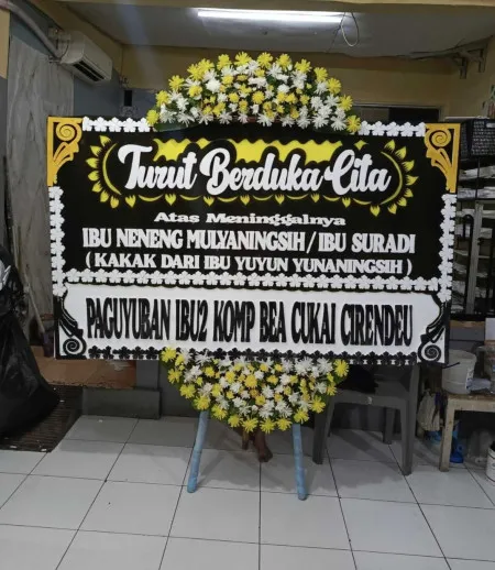 Papan Bunga Duka Malangsari Bangodua